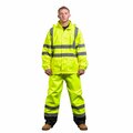 Game Workwear The Econo Hi-Vis Rain Jacket, Yellow, Size 5X 1655E
